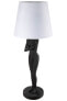 Tischlampe Lady Black and White