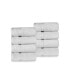 Фото #1 товара Solid Quick Drying Absorbent 3 Piece Egyptian Cotton Assorted Towel Set