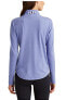 Lauren Ralph Lauren Women Jersey 1/4 Zip Pullover Top Blue Size M