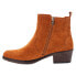 Фото #4 товара Сапоги женские Propet Reese Round Toe Cowboy Booties в оранжевом цвете