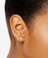 ფოტო #5 პროდუქტის Diamond Cluster Stud Earrings (1/2 ct. t.w.) in 14k Gold