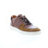Фото #2 товара Bruno Magli Ducca BM2DUCB0 Mens Brown Leather Lifestyle Sneakers Shoes 8.5