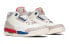 Jordan Air Jordan 3 Retro International Flight 爆裂纹 高帮 复古篮球鞋 GS 白红蓝 / Кроссовки Jordan Air Jordan 398614-140