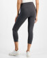 Фото #2 товара Women's High Rise Cropped Pull-On Leggings, Created for Macy's