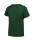 ფოტო #3 პროდუქტის Women's Green Green Bay Packers Plus Size Arch Over Logo T-shirt