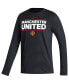 Фото #3 товара Men's Black Manchester United AEROREADY Dassler Long Sleeve T-shirt