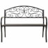 Bench Alexandra House Living Black Iron 53 x 91 x 153 cm