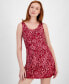 Фото #4 товара Women's Snakeskin-Print Performance Dress, Created for Macy's