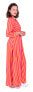 Dámské šaty YASSAVANNA Loose Fit 26022663 Orange Pepper