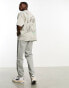 Фото #4 товара ASOS DESIGN oversized t-shirt in grey with mountain back print & front print