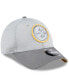 Men's Gray Pittsburgh Steelers 2024 NFL Training Camp 9FORTY Adjustable Hat Серый - фото #4