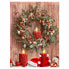 Фото #1 товара Картина Новогодний декор Shico Рождество Разноцветный Деревянный Полотно 30 x 40 x 1,8 см