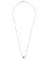 Фото #3 товара Macy's onyx Butterfly 17" Pendant Necklace in 14k Gold-Plated Sterling Silver