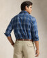 ფოტო #2 პროდუქტის Men's Classic-Fit Plaid Linen-Cotton Workshirt