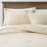 Фото #1 товара Full/Queen Cotton Velvet Comforter & Sham Set Khaki - Threshold