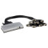 StarTech.com 8 Port USB to RS232 Serial DB9 Adapter Hub - USB 2.0 Type-B - Serial - Silver - Plastic - CE - FCC - 5 V