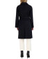 Women's Wool Blend Double Collar Wrap Coat