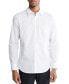 Men's Slim Fit Long Sleeve Solid Button-Front Shirt