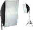 Фото #6 товара Zestaw studyjny Xrec Zestaw 10w1 2x Lampa Led 1600w 3000-6500k Pilot Softbox 50x70 Statyw 230 / 2x Led803