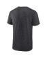 ფოტო #4 პროდუქტის Men's Heather Charcoal Las Vegas Raiders Force Out T-shirt