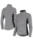 ფოტო #1 პროდუქტის Women's Black Los Angeles Dodgers Aubrey Stripe Block IslandZone Half-Zip Jacket