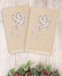 Фото #1 товара Christmas Dove 100% Turkish Cotton 2-Pc. Hand Towel Set