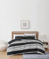 Фото #5 товара Brentwood Stripe 3 Piece Duvet Cover Set, Full/Queen