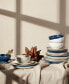 Фото #3 товара Bay Colors Solid 12 Piece Dinnerware Set, Service for 4