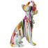 Decorative Figure Alexandra House Living Multicolour Plastic Dog Headphones Paint 14 x 26 x 19 cm