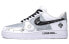 【定制球鞋】 Nike Air Force 1 Low 空军一号 野鹤制造 电玩 立体按键 Ps5主题 6天到货 低帮 板鞋 女款 黑白灰 / Кроссовки Nike Air Force DD8959-100