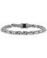 Фото #1 товара Elongated Oval Link Chain Bracelet in Stainless Steel, Created for Macy's