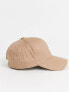 ASOS DESIGN baseball cap in stone