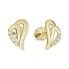 Серьги Brilio Crystal Heart clear, gold - фото #1