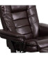Фото #11 товара Multi-Position Stitched Recliner & Ottoman With Swivel Base