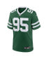 Фото #2 товара Men's Quinnen Williams Legacy Green New York Jets Game Jersey