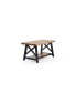 Фото #6 товара Furnish Home Store Berlin 39" Solid Wood Rustic Coffee Cocktail Table For Living Rooms With Shelf