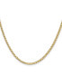 ფოტო #1 პროდუქტის Stainless Steel Polished 2.4mm Box Chain Necklace