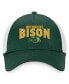 Фото #3 товара Men's Green, White NDSU Bison Breakout Trucker Snapback Hat