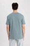 Erkek T-shirt B8935ax/gn1175 Dull Green