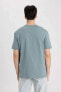 Фото #6 товара Erkek T-shirt B8935ax/gn1175 Dull Green