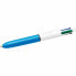 Фото #2 товара Ручка с жидкими чернилами BIC Mini 4Colours Синий Белый 0,32 мм (12 Предметов)