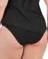 Plus Size Color Code Side-Shirred Hipster Bikini Bottoms