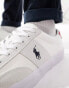 Polo Ralph Lauren Sayer Sport trainer in cream with pony logo