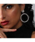 ფოტო #3 პროდუქტის Women's Circular Drop Earrings