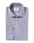 Фото #1 товара Charles Tyrwhitt Non-Iron Poplin Cutaway Extra Slim Fit Shirt Men's