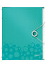 Esselte Leitz WOW - Polypropylene (PP) - Turquoise - Portrait - A4 - 80 g/m² - 260 mm