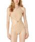 ფოტო #1 პროდუქტის Women's Logo-Print Cut-Out One-Piece Swimsuit