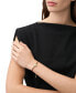 ფოტო #4 პროდუქტის Sadie Glitz Disc Medium Brown Leather Components Bracelet