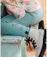 Big Girls Super Soft Brushed Rib Leggings Light Blue