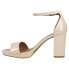 Фото #3 товара Chinese Laundry Teri Ankle Strap Platform Womens Off White Dress Sandals BTIF01